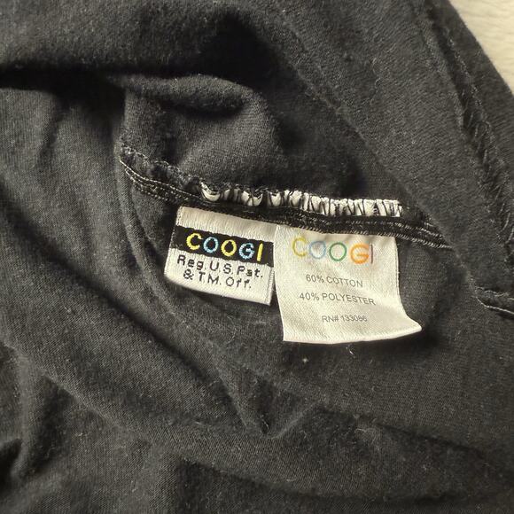 COOGI Women's T-Shirt Baby Tee Medium Gold Logo Spell Out Mcbling Y2K Vintage - Picture 5 of 6